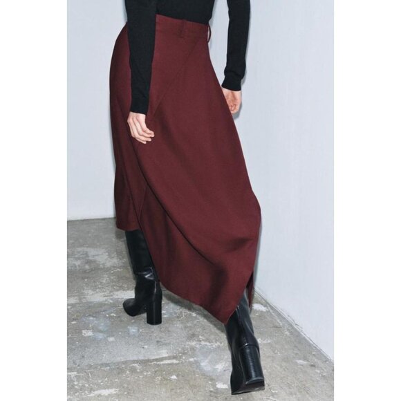 ZARA ASYMMETRIC SKIRT ZW COLLECTION - Picture 4 of 9
